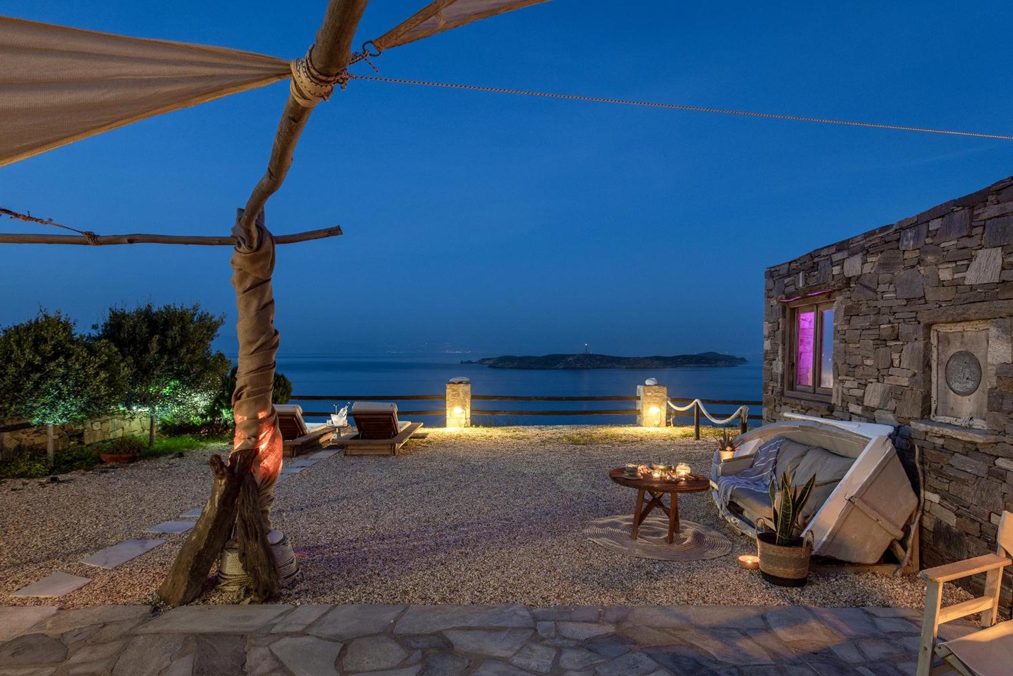 Aegean View - Seaside Apartment In Syros Azolimnos Exterior photo