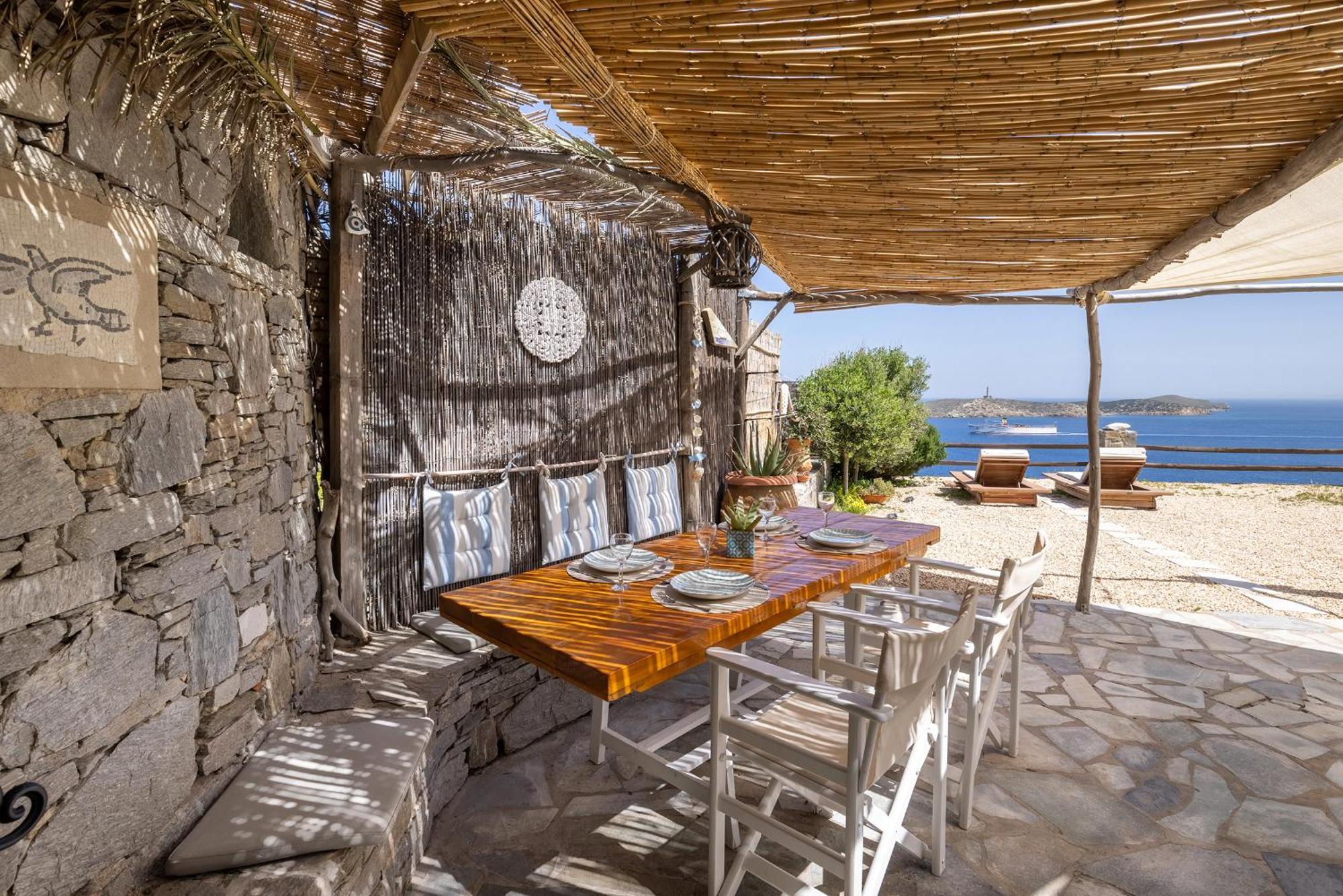 Aegean View - Seaside Apartment In Syros Azolimnos Exterior photo