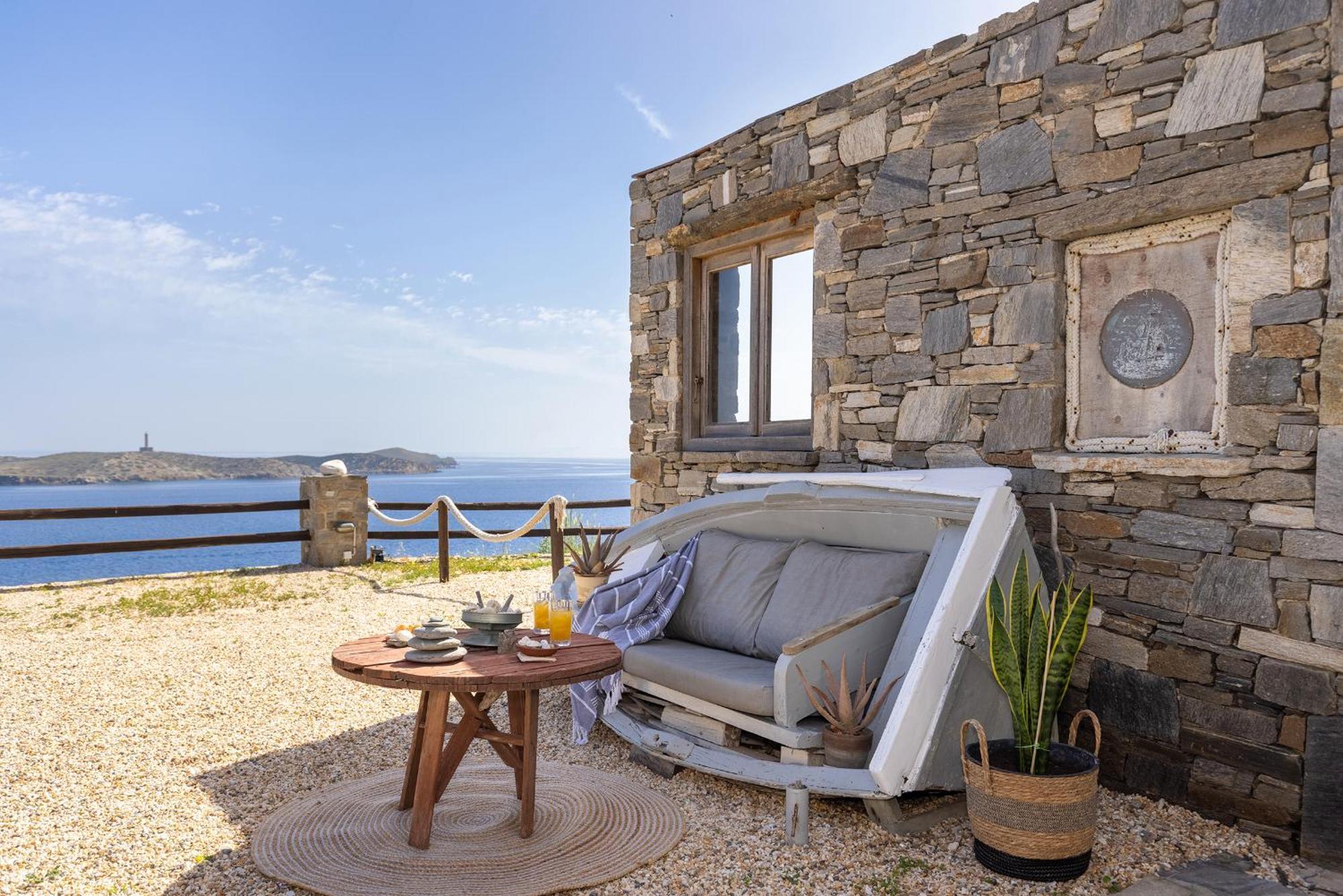 Aegean View - Seaside Apartment In Syros Azolimnos Exterior photo