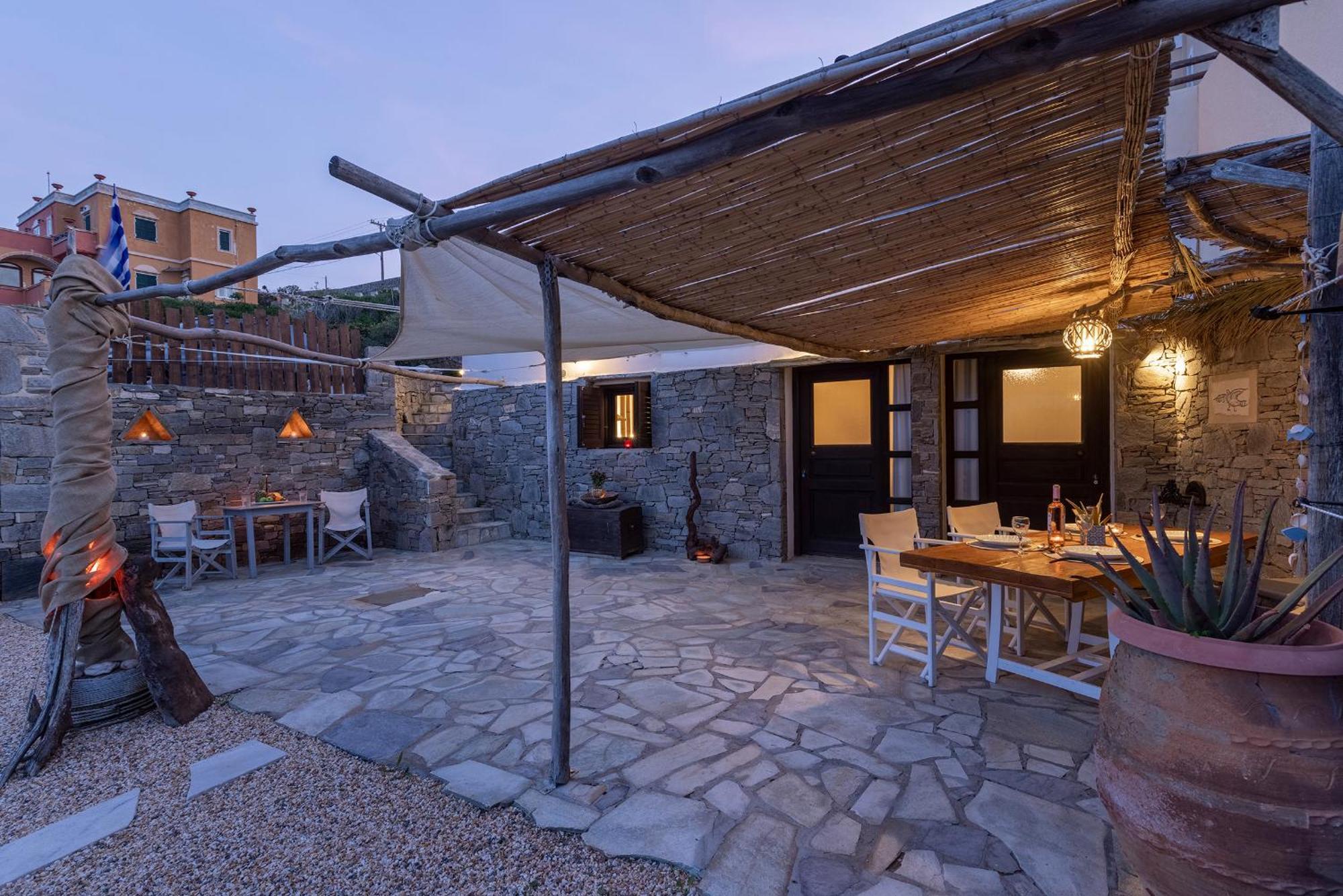 Aegean View - Seaside Apartment In Syros Azolimnos Exterior photo
