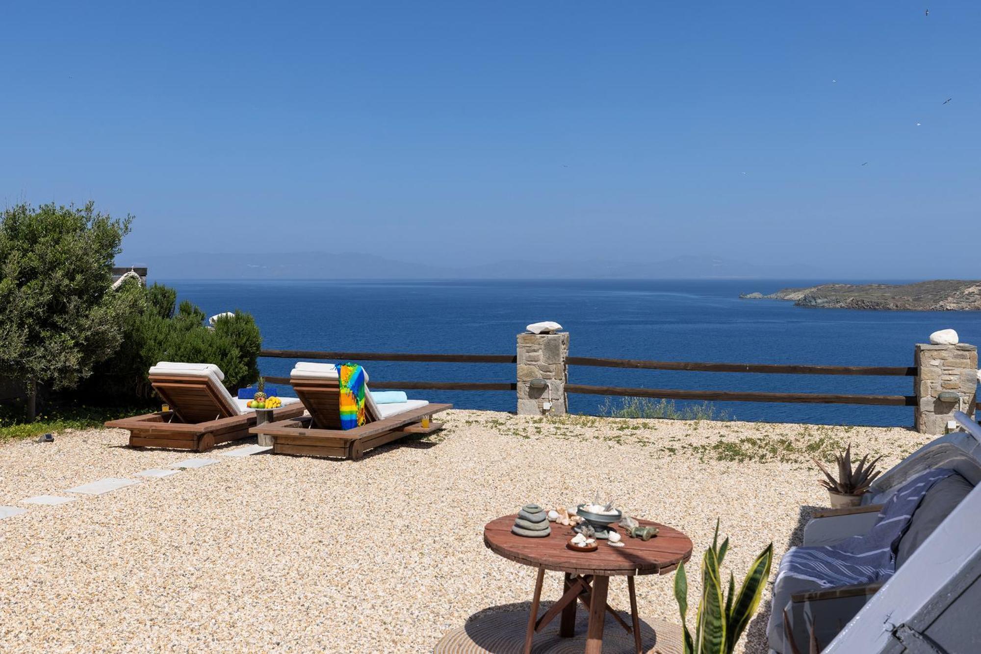 Aegean View - Seaside Apartment In Syros Azolimnos Exterior photo