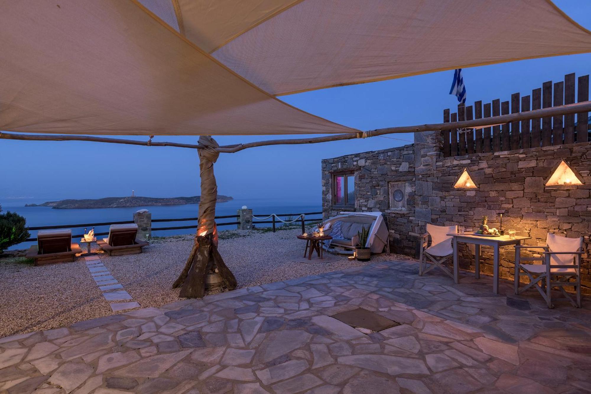Aegean View - Seaside Apartment In Syros Azolimnos Exterior photo