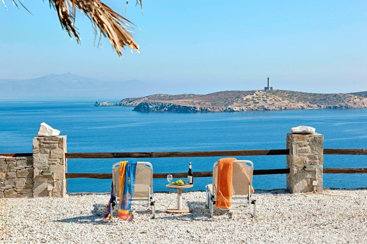 Aegean View - Seaside Apartment In Syros Azolimnos Exterior photo